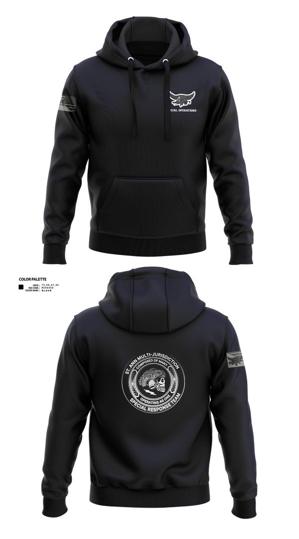 Hoodie, St. Ann SRT, , Teamtime, Team time, sublimation, custom sports apparel, team uniforms, spirit wear, spiritwear, sports uniforms, custom shirts, team store, custom team store, fundraiser sports, apparel fundraiser