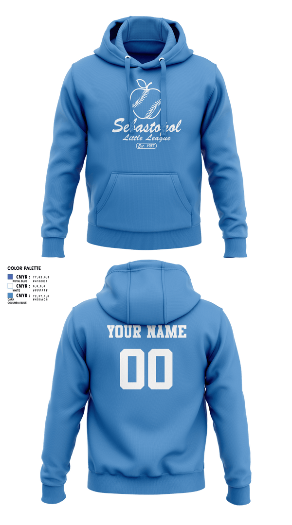 Hoodie, Sebastopol Little League, Baseball, Teamtime, Team time, sublimation, custom sports apparel, team uniforms, spirit wear, spiritwear, sports uniforms, custom shirts, team store, custom team store, fundraiser sports, apparel fundraiser