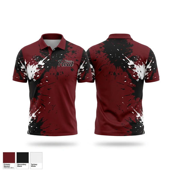 Short Sleeve Performance Polo, Homer Heat, Softball, Teamtime, Team time, sublimation, custom sports apparel, team uniforms, spirit wear, spiritwear, sports uniforms, custom shirts, team store, custom team store, fundraiser sports, apparel fundraiser