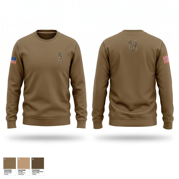 Crew Neck Sweatshirt, 163d IEW Signal Corps, Army, Teamtime, Team time, sublimation, custom sports apparel, team uniforms, spirit wear, spiritwear, sports uniforms, custom shirts, team store, custom team store, fundraiser sports, apparel fundraiser