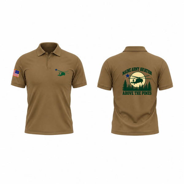 Short Sleeve Performance Polo, Moxie Medevac G Co 3/126th, National Guard, Teamtime, Team time, sublimation, custom sports apparel, team uniforms, spirit wear, spiritwear, sports uniforms, custom shirts, team store, custom team store, fundraiser sports, apparel fundraiser
