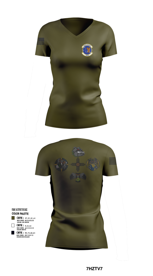 Womens Short Sleeve Vneck Shirt, 49 LRS, Air Force, Teamtime, Team time, sublimation, custom sports apparel, team uniforms, spirit wear, spiritwear, sports uniforms, custom shirts, team store, custom team store, fundraiser sports, apparel fundraiser