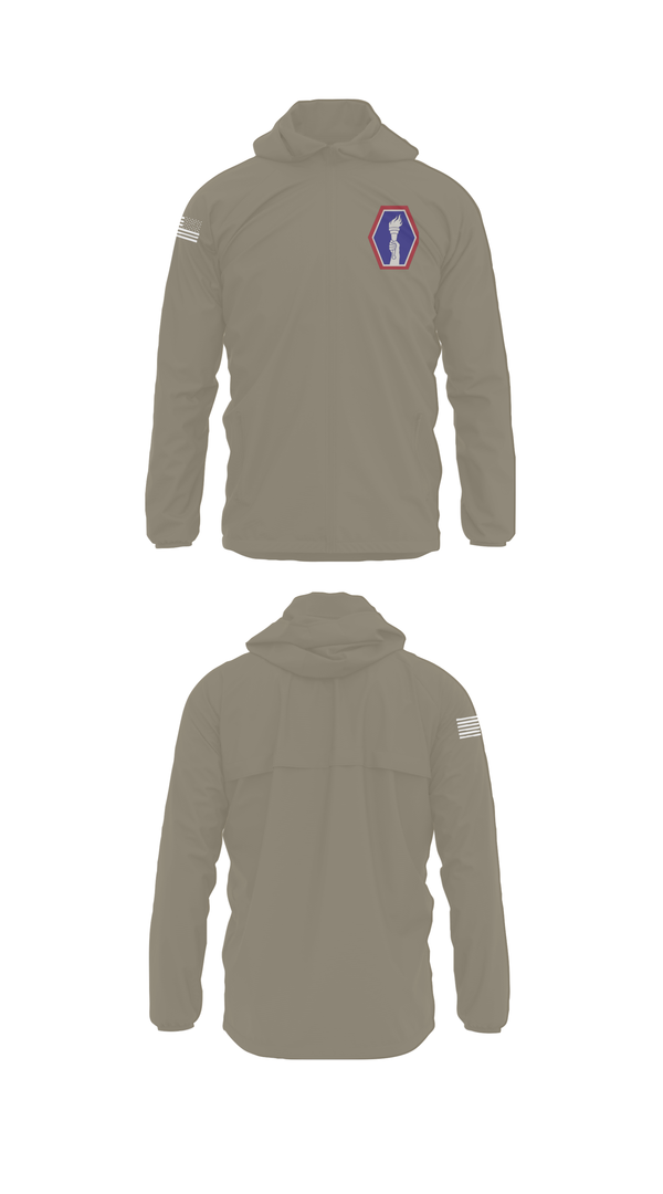 Windbreaker, 100 Battalion 442 Infantry, Army, Teamtime, Team time, sublimation, custom sports apparel, team uniforms, spirit wear, spiritwear, sports uniforms, custom shirts, team store, custom team store, fundraiser sports, apparel fundraiser