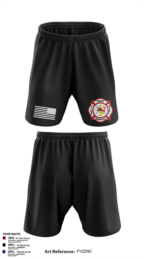 Athletic Shorts With Pockets, Sardis-Timmonsville fire department station 1, , Teamtime, Team time, sublimation, custom sports apparel, team uniforms, spirit wear, spiritwear, sports uniforms, custom shirts, team store, custom team store, fundraiser sports, apparel fundraiser