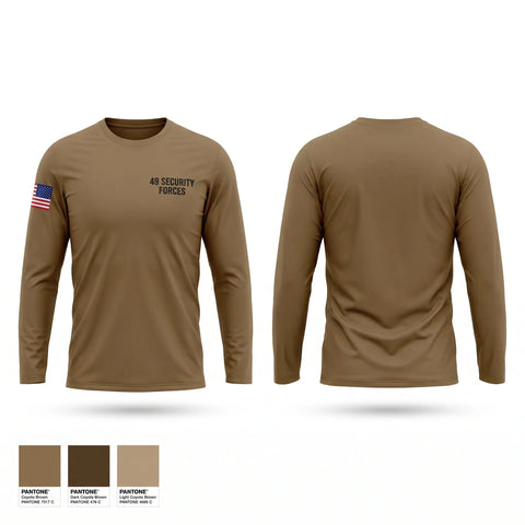 Long Sleeve Performance Shirt, 49 Security Forces, Air Force, Teamtime, Team time, sublimation, custom sports apparel, team uniforms, spirit wear, spiritwear, sports uniforms, custom shirts, team store, custom team store, fundraiser sports, apparel fundraiser