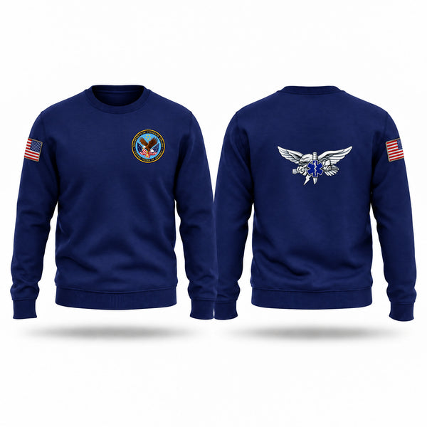 Crew Neck Sweatshirt, LAJVAMC, EMS/EMT, Teamtime, Team time, sublimation, custom sports apparel, team uniforms, spirit wear, spiritwear, sports uniforms, custom shirts, team store, custom team store, fundraiser sports, apparel fundraiser