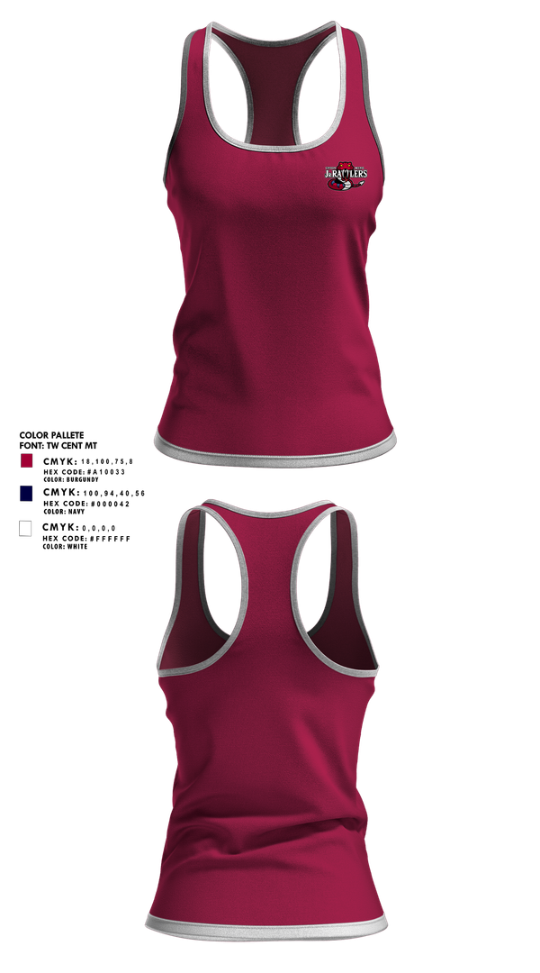 Tank Top, Union Mine Jr. Rattlers Football And Cheer, , Teamtime, Team time, sublimation, custom sports apparel, team uniforms, spirit wear, spiritwear, sports uniforms, custom shirts, team store, custom team store, fundraiser sports, apparel fundraiser