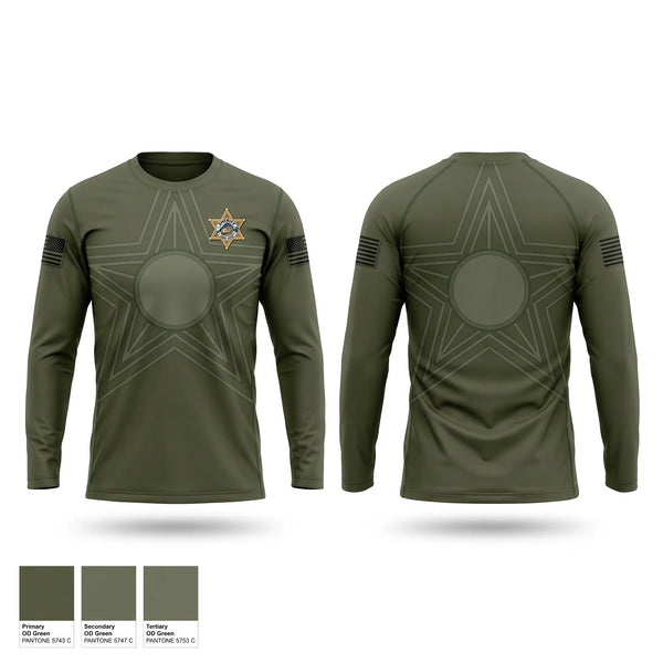 Long Sleeve Performance Shirt, Blank County Sheriff Department, Police, Teamtime, Team time, sublimation, custom sports apparel, team uniforms, spirit wear, spiritwear, sports uniforms, custom shirts, team store, custom team store, fundraiser sports, apparel fundraiser