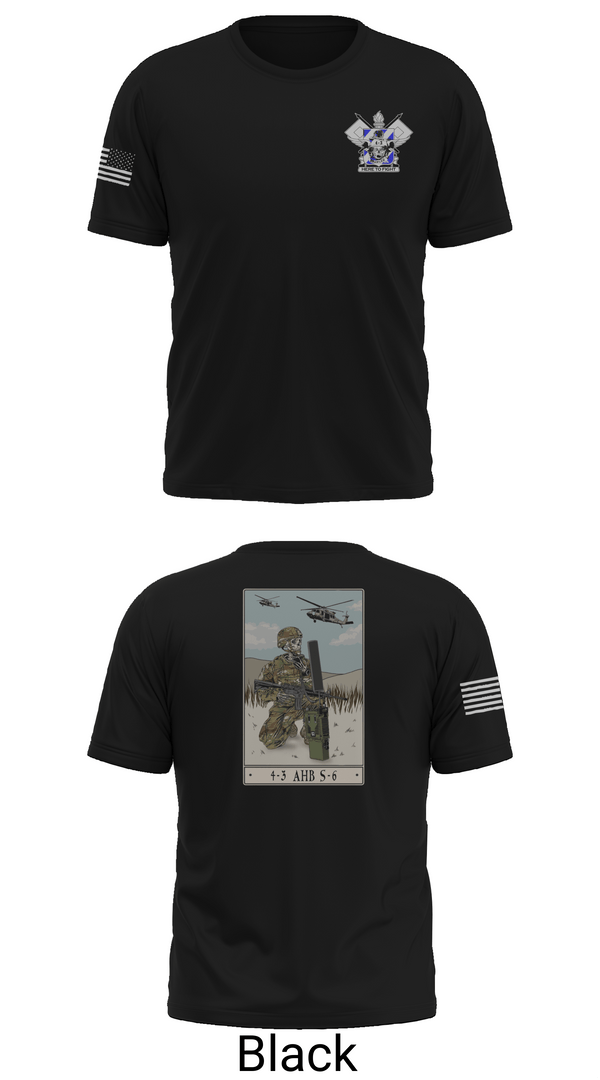 Short Sleeve Performance Shirt, 4-3 HHC, Army, Teamtime, Team time, sublimation, custom sports apparel, team uniforms, spirit wear, spiritwear, sports uniforms, custom shirts, team store, custom team store, fundraiser sports, apparel fundraiser
