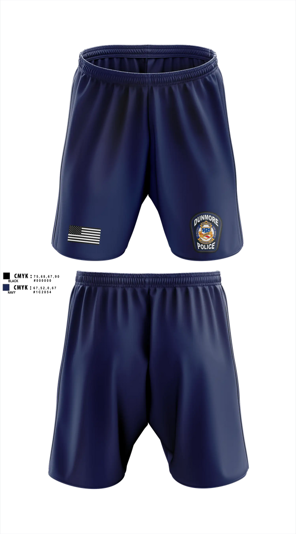 Athletic Shorts With Pockets, Dunmore Police Department, Police, Teamtime, Team time, sublimation, custom sports apparel, team uniforms, spirit wear, spiritwear, sports uniforms, custom shirts, team store, custom team store, fundraiser sports, apparel fundraiser