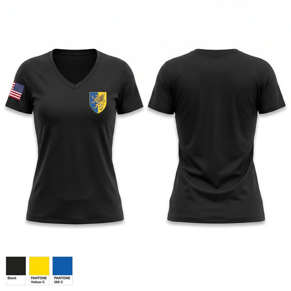 Womens Short Sleeve Vneck Shirt, 31st CST, Army, Teamtime, Team time, sublimation, custom sports apparel, team uniforms, spirit wear, spiritwear, sports uniforms, custom shirts, team store, custom team store, fundraiser sports, apparel fundraiser