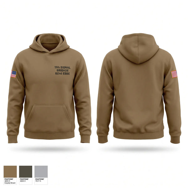 Hoodie, 11th signal brigade 62nd esb-e, Army, Teamtime, Team time, sublimation, custom sports apparel, team uniforms, spirit wear, spiritwear, sports uniforms, custom shirts, team store, custom team store, fundraiser sports, apparel fundraiser