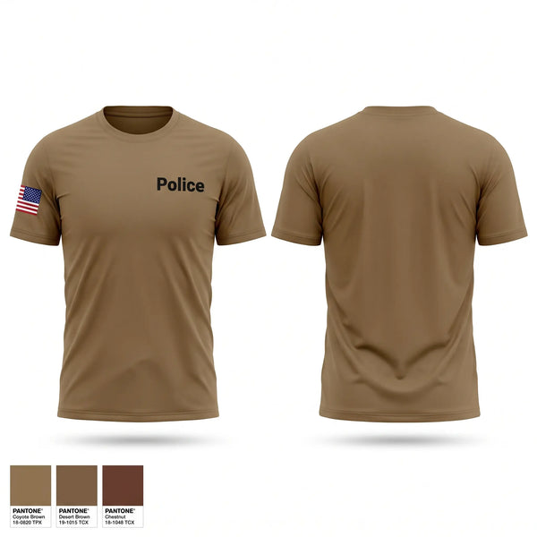 Short Sleeve Performance Shirt, Police, Navy, Teamtime, Team time, sublimation, custom sports apparel, team uniforms, spirit wear, spiritwear, sports uniforms, custom shirts, team store, custom team store, fundraiser sports, apparel fundraiser