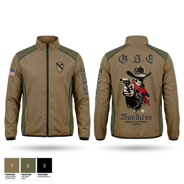 Windbreaker, BCO GSE, Army, Teamtime, Team time, sublimation, custom sports apparel, team uniforms, spirit wear, spiritwear, sports uniforms, custom shirts, team store, custom team store, fundraiser sports, apparel fundraiser