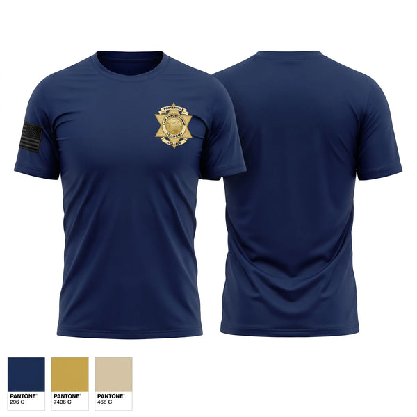 Short Sleeve Performance Shirt, Porterville College Police Academy, Police, Teamtime, Team time, sublimation, custom sports apparel, team uniforms, spirit wear, spiritwear, sports uniforms, custom shirts, team store, custom team store, fundraiser sports, apparel fundraiser