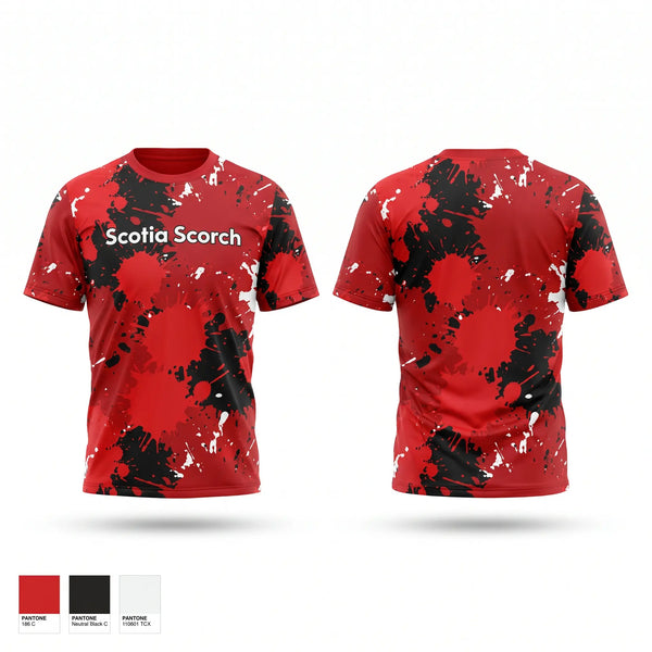 Short Sleeve Performance Shirt, Scotia Scorch, Softball, Teamtime, Team time, sublimation, custom sports apparel, team uniforms, spirit wear, spiritwear, sports uniforms, custom shirts, team store, custom team store, fundraiser sports, apparel fundraiser