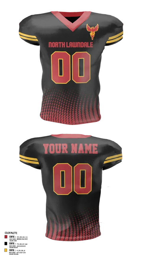 Football Jersey, North Lawndale College Prep, , Teamtime, Team time, sublimation, custom sports apparel, team uniforms, spirit wear, spiritwear, sports uniforms, custom shirts, team store, custom team store, fundraiser sports, apparel fundraiser