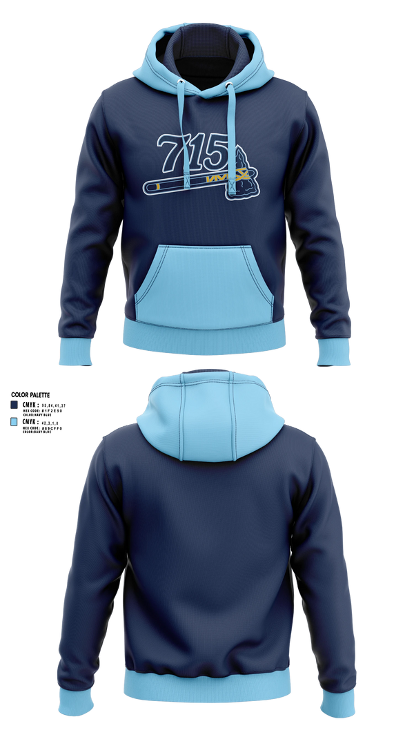 Hoodie, 715 Hammers, Baseball, Teamtime, Team time, sublimation, custom sports apparel, team uniforms, spirit wear, spiritwear, sports uniforms, custom shirts, team store, custom team store, fundraiser sports, apparel fundraiser