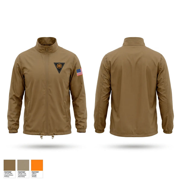 Windbreaker, 83D U.S. Army Reserve Readiness Training Center, Army, Teamtime, Team time, sublimation, custom sports apparel, team uniforms, spirit wear, spiritwear, sports uniforms, custom shirts, team store, custom team store, fundraiser sports, apparel fundraiser