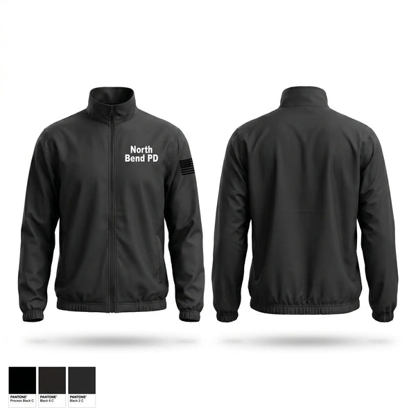 Windbreaker, North Bend PD, Police, Teamtime, Team time, sublimation, custom sports apparel, team uniforms, spirit wear, spiritwear, sports uniforms, custom shirts, team store, custom team store, fundraiser sports, apparel fundraiser