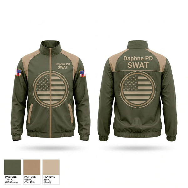 Windbreaker, Daphne PD SWAT, Police, Teamtime, Team time, sublimation, custom sports apparel, team uniforms, spirit wear, spiritwear, sports uniforms, custom shirts, team store, custom team store, fundraiser sports, apparel fundraiser