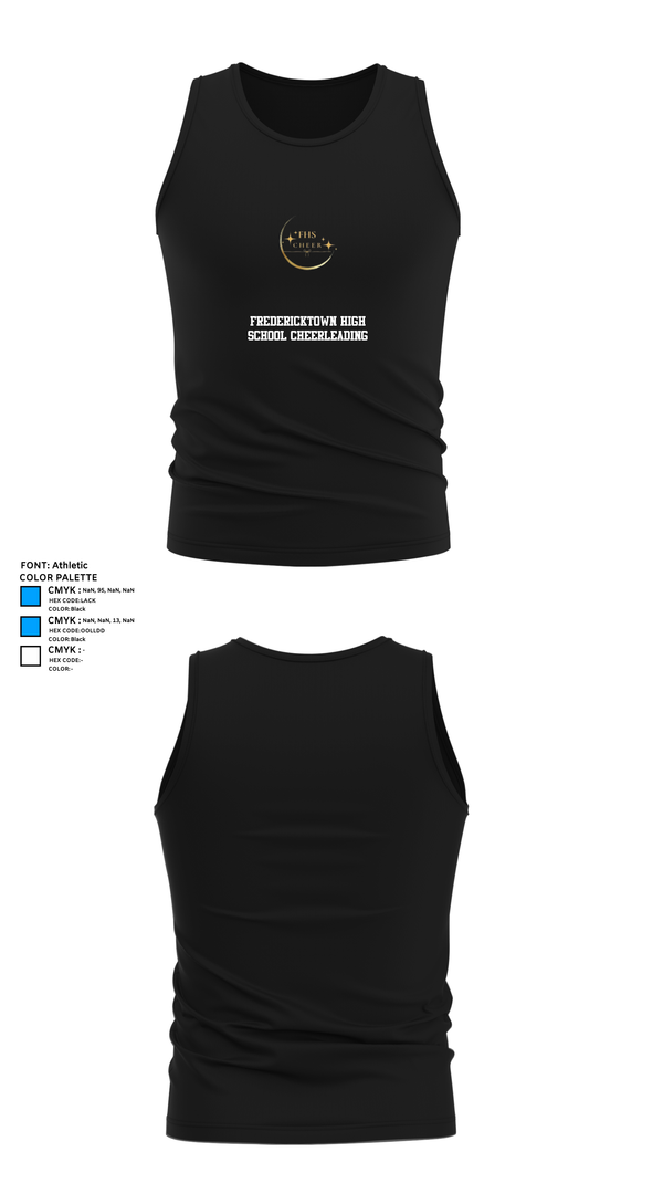 Tank Top, Fredericktown High School Cheerleading, Cheer, Teamtime, Team time, sublimation, custom sports apparel, team uniforms, spirit wear, spiritwear, sports uniforms, custom shirts, team store, custom team store, fundraiser sports, apparel fundraiser