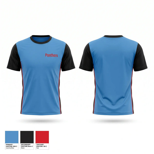 Short Sleeve Performance Shirt, Panthers, Track & Field, Teamtime, Team time, sublimation, custom sports apparel, team uniforms, spirit wear, spiritwear, sports uniforms, custom shirts, team store, custom team store, fundraiser sports, apparel fundraiser
