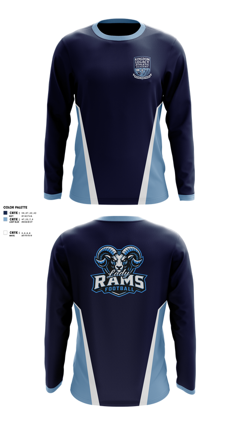 Long Sleeve Performance Shirt, Kingdom Legacy Athletics Academy, , Teamtime, Team time, sublimation, custom sports apparel, team uniforms, spirit wear, spiritwear, sports uniforms, custom shirts, team store, custom team store, fundraiser sports, apparel fundraiser