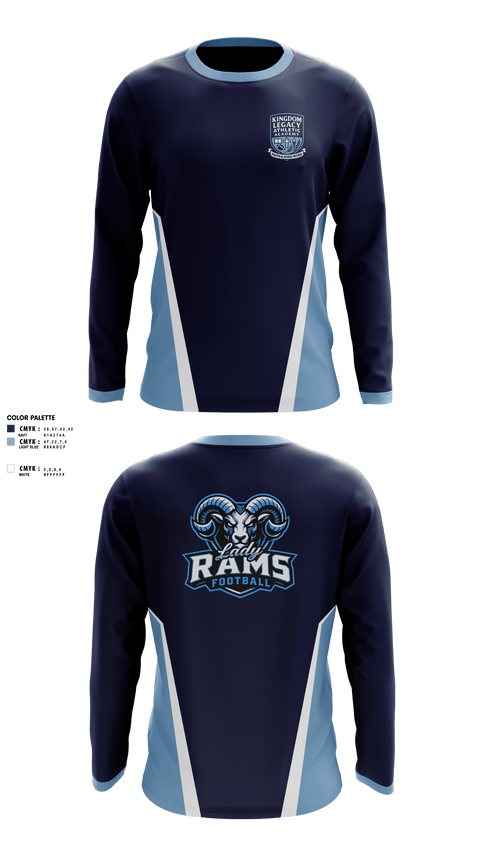Long Sleeve Performance Shirt, Kingdom Legacy Athletics Academy, , Teamtime, Team time, sublimation, custom sports apparel, team uniforms, spirit wear, spiritwear, sports uniforms, custom shirts, team store, custom team store, fundraiser sports, apparel fundraiser
