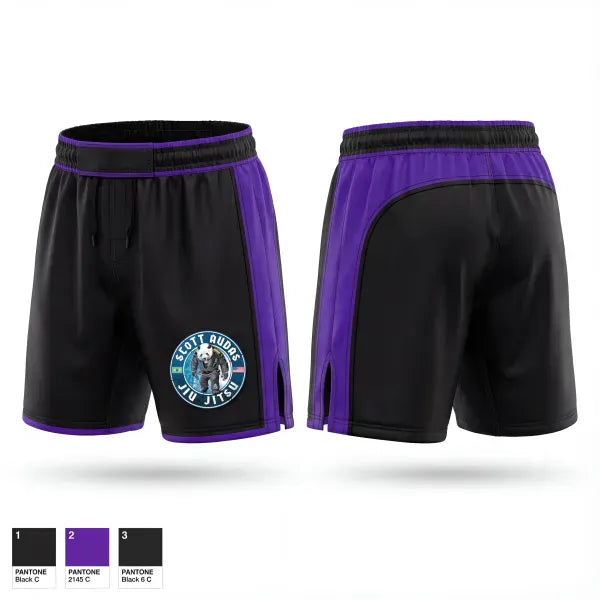 Fight Shorts, Scott Audas Jiu Jitsu, , Teamtime, Team time, sublimation, custom sports apparel, team uniforms, spirit wear, spiritwear, sports uniforms, custom shirts, team store, custom team store, fundraiser sports, apparel fundraiser