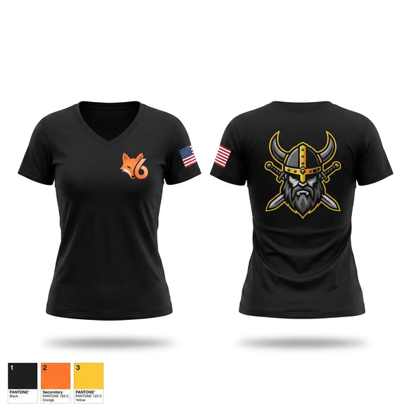 Womens Short Sleeve Vneck Shirt, F006-26, Army, Teamtime, Team time, sublimation, custom sports apparel, team uniforms, spirit wear, spiritwear, sports uniforms, custom shirts, team store, custom team store, fundraiser sports, apparel fundraiser