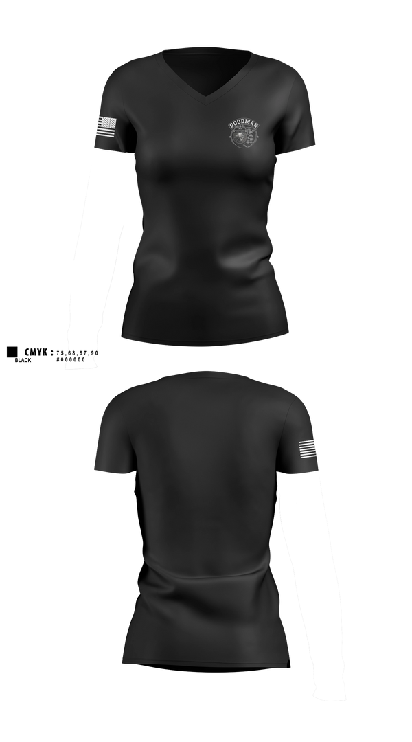 Womens Short Sleeve Vneck Shirt, RPD, Police, Teamtime, Team time, sublimation, custom sports apparel, team uniforms, spirit wear, spiritwear, sports uniforms, custom shirts, team store, custom team store, fundraiser sports, apparel fundraiser