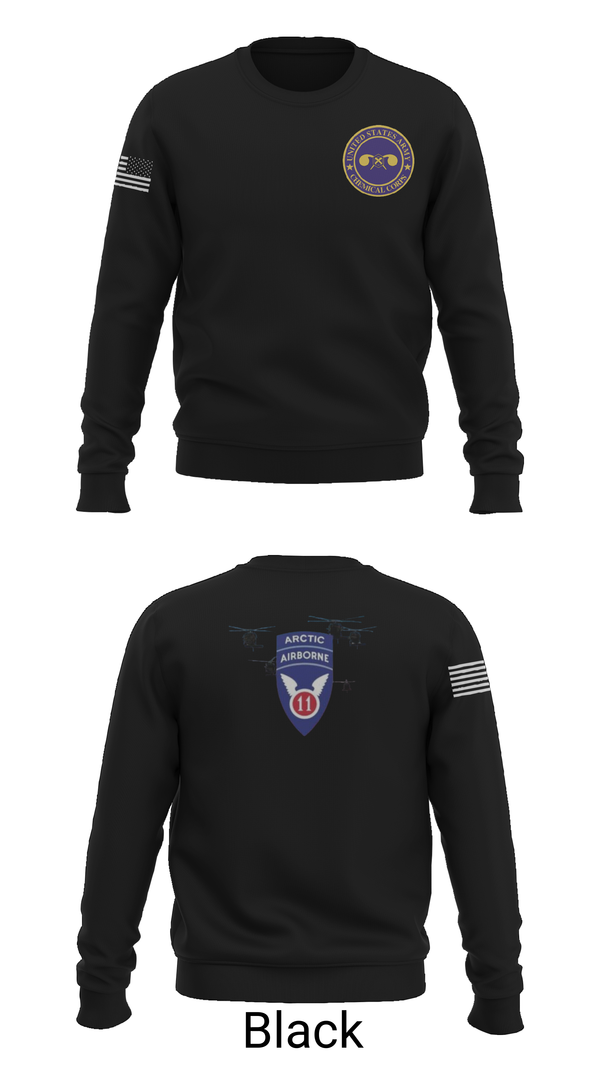 Crew Neck Sweatshirt, 440th CBRN CO, , Teamtime, Team time, sublimation, custom sports apparel, team uniforms, spirit wear, spiritwear, sports uniforms, custom shirts, team store, custom team store, fundraiser sports, apparel fundraiser