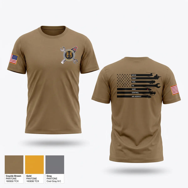 Old School Cotton Feel Shirt, E CO 3-82 GSAB, Army, Teamtime, Team time, sublimation, custom sports apparel, team uniforms, spirit wear, spiritwear, sports uniforms, custom shirts, team store, custom team store, fundraiser sports, apparel fundraiser