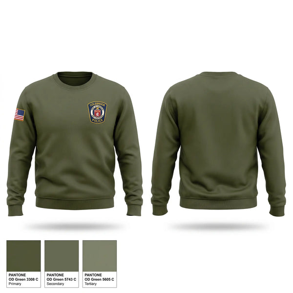 Crew Neck Sweatshirt, Colebrook Police Department, Police, Teamtime, Team time, sublimation, custom sports apparel, team uniforms, spirit wear, spiritwear, sports uniforms, custom shirts, team store, custom team store, fundraiser sports, apparel fundraiser