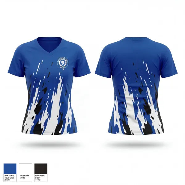 Womens Short Sleeve Vneck Shirt, BAYFA Lions, Men's Soccer, Teamtime, Team time, sublimation, custom sports apparel, team uniforms, spirit wear, spiritwear, sports uniforms, custom shirts, team store, custom team store, fundraiser sports, apparel fundraiser