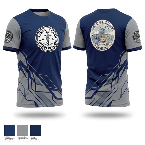 Short Sleeve Performance Shirt, Jones Beach Lifeguard Corp, , Teamtime, Team time, sublimation, custom sports apparel, team uniforms, spirit wear, spiritwear, sports uniforms, custom shirts, team store, custom team store, fundraiser sports, apparel fundraiser