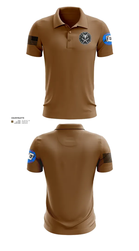 Short Sleeve Performance Polo, A co 2-4GSAB, Army, Teamtime, Team time, sublimation, custom sports apparel, team uniforms, spirit wear, spiritwear, sports uniforms, custom shirts, team store, custom team store, fundraiser sports, apparel fundraiser