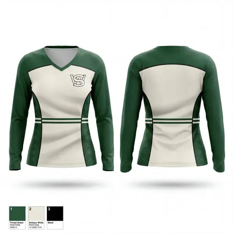Womens Long Sleeve Vneck Shirt, West Side High School, , Teamtime, Team time, sublimation, custom sports apparel, team uniforms, spirit wear, spiritwear, sports uniforms, custom shirts, team store, custom team store, fundraiser sports, apparel fundraiser