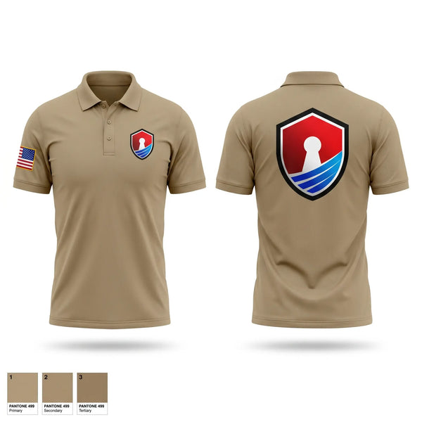Short Sleeve Performance Polo, Elite Tactical Security, Police, Teamtime, Team time, sublimation, custom sports apparel, team uniforms, spirit wear, spiritwear, sports uniforms, custom shirts, team store, custom team store, fundraiser sports, apparel fundraiser