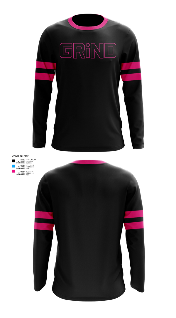 Long Sleeve Performance Shirt, LA GRiND, Baseball, Teamtime, Team time, sublimation, custom sports apparel, team uniforms, spirit wear, spiritwear, sports uniforms, custom shirts, team store, custom team store, fundraiser sports, apparel fundraiser
