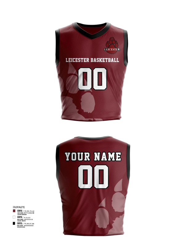 Mens Basketball Jersey, Leicester High School Basketball, Men's Basketball, Teamtime, Team time, sublimation, custom sports apparel, team uniforms, spirit wear, spiritwear, sports uniforms, custom shirts, team store, custom team store, fundraiser sports, apparel fundraiser