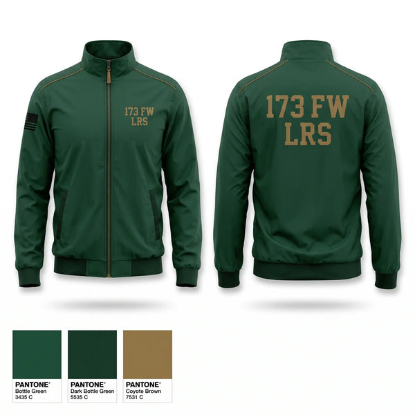 Windbreaker, 173 FW LRS, Air Force, Teamtime, Team time, sublimation, custom sports apparel, team uniforms, spirit wear, spiritwear, sports uniforms, custom shirts, team store, custom team store, fundraiser sports, apparel fundraiser