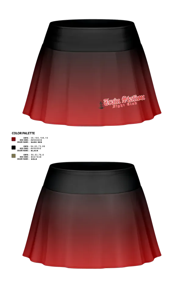 Skort, Train Station Fight Club, Spirit Store, Teamtime, Team time, sublimation, custom sports apparel, team uniforms, spirit wear, spiritwear, sports uniforms, custom shirts, team store, custom team store, fundraiser sports, apparel fundraiser