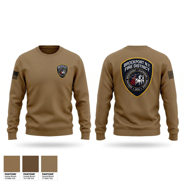Crew Neck Sweatshirt, Brockport, Fire Department, Teamtime, Team time, sublimation, custom sports apparel, team uniforms, spirit wear, spiritwear, sports uniforms, custom shirts, team store, custom team store, fundraiser sports, apparel fundraiser