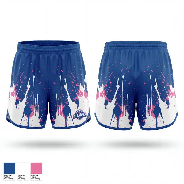 Womens Shorts, Islanders, Baseball, Teamtime, Team time, sublimation, custom sports apparel, team uniforms, spirit wear, spiritwear, sports uniforms, custom shirts, team store, custom team store, fundraiser sports, apparel fundraiser