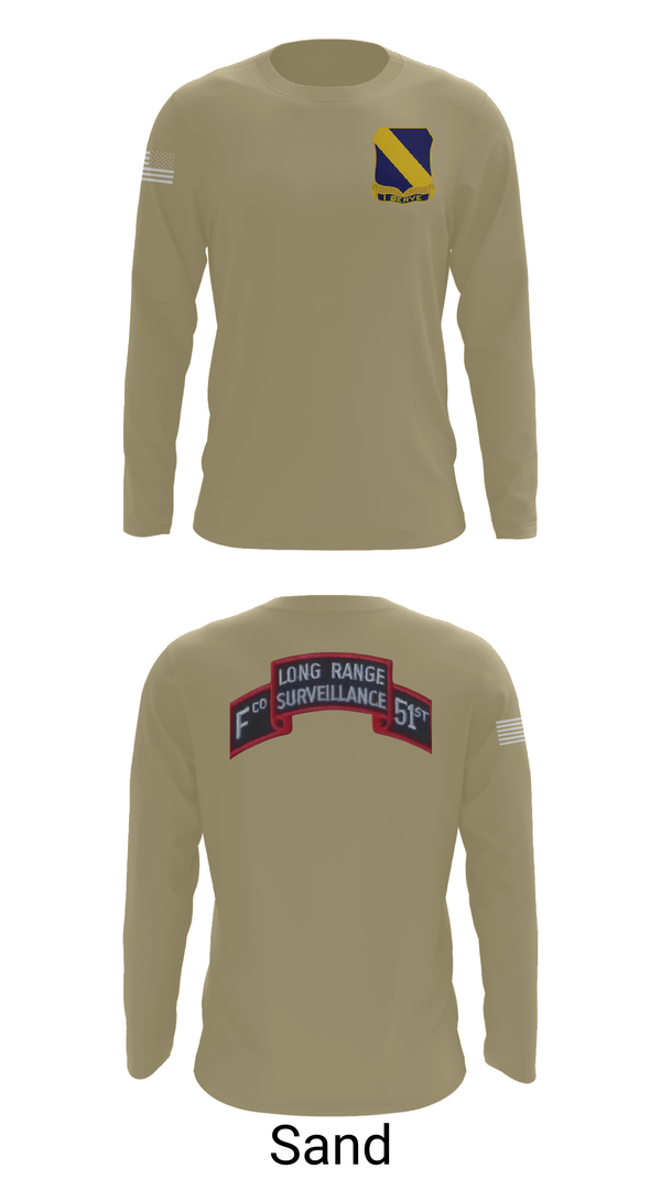 Long Sleeve Performance Shirt, Fco 51st infantry LRSU, , Teamtime, Team time, sublimation, custom sports apparel, team uniforms, spirit wear, spiritwear, sports uniforms, custom shirts, team store, custom team store, fundraiser sports, apparel fundraiser