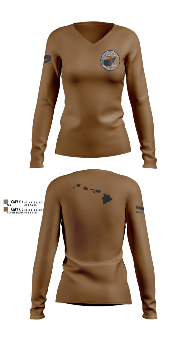 Womens Long Sleeve Vneck Shirt, SDVT1, Navy, Teamtime, Team time, sublimation, custom sports apparel, team uniforms, spirit wear, spiritwear, sports uniforms, custom shirts, team store, custom team store, fundraiser sports, apparel fundraiser