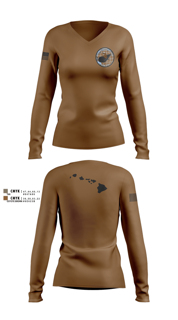 Womens Long Sleeve Vneck Shirt, SDVT1, Navy, Teamtime, Team time, sublimation, custom sports apparel, team uniforms, spirit wear, spiritwear, sports uniforms, custom shirts, team store, custom team store, fundraiser sports, apparel fundraiser