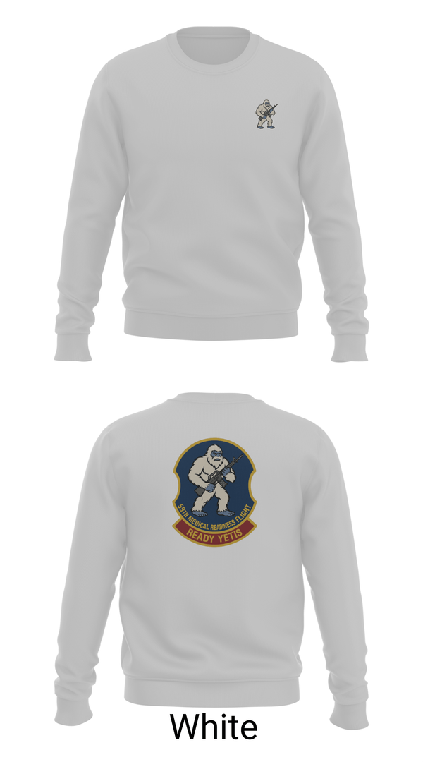 Crew Neck Sweatshirt, Medical Readiness Flight, Air Force, Teamtime, Team time, sublimation, custom sports apparel, team uniforms, spirit wear, spiritwear, sports uniforms, custom shirts, team store, custom team store, fundraiser sports, apparel fundraiser